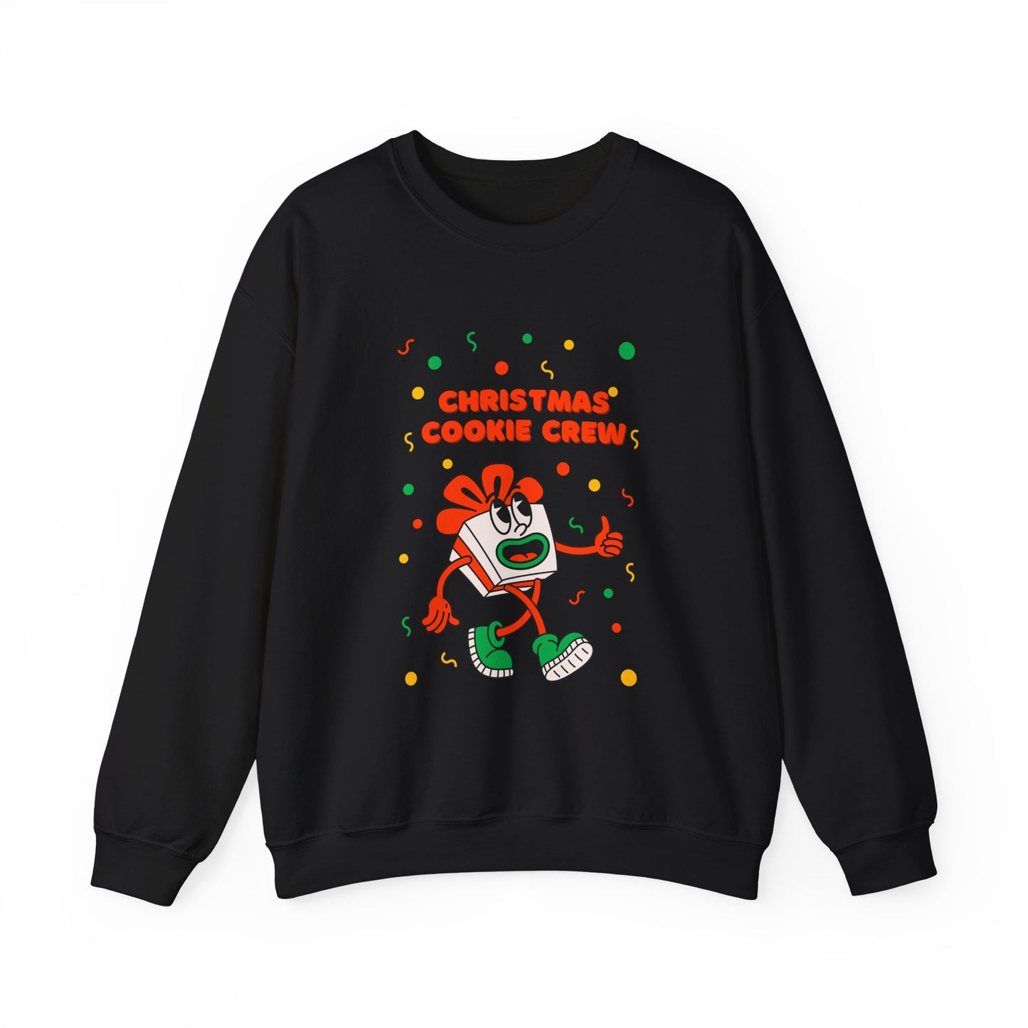 Christmas Cookie Crew Sweatshirt, Holiday Fashion, Festive Apparel, Cozy Crew, Gift for Bakers, Winter Wear