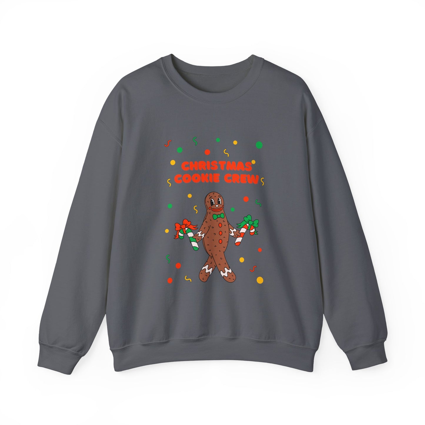 Christmas Cookie Crew Sweatshirt, Holiday Fashion, Festive Apparel, Cozy Crew, Gift for Bakers, Winter Wear