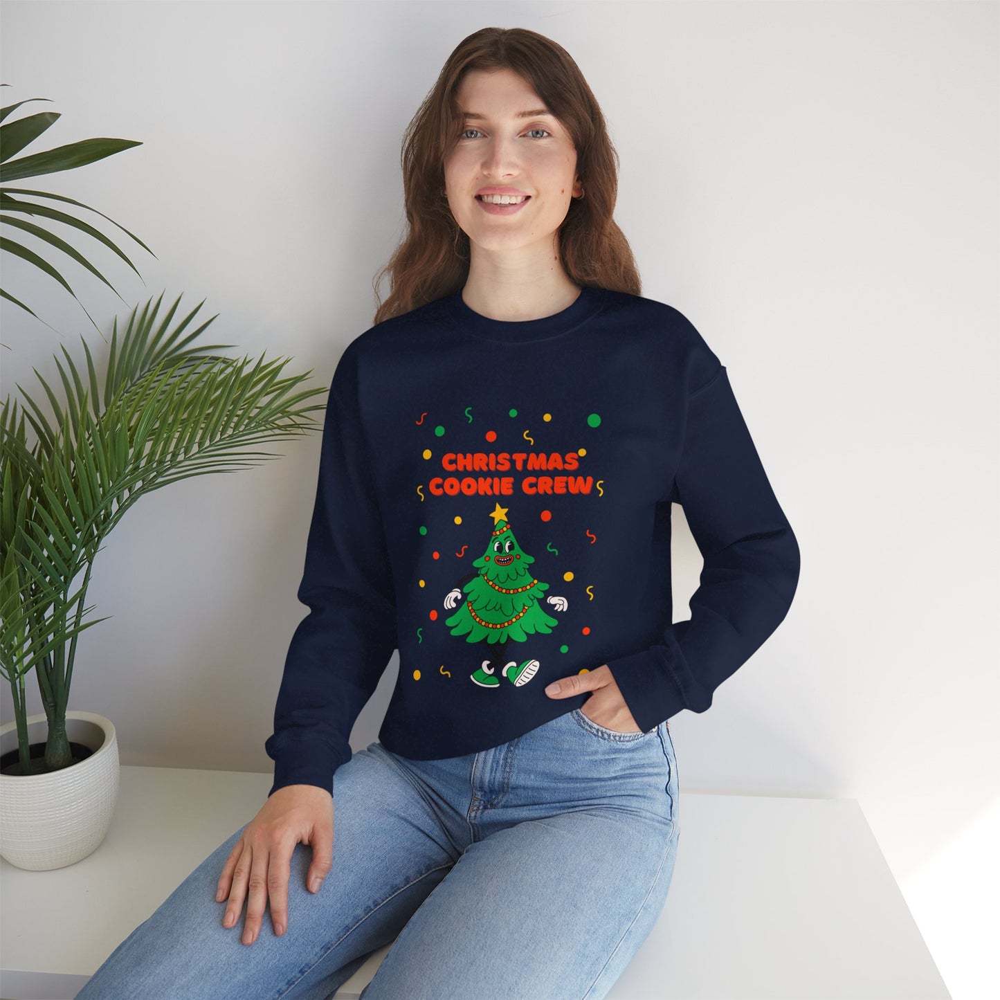 Copy of Christmas Cookie Crew Sweatshirt, Holiday Fashion, Festive Apparel, Cozy Crew, Gift for Bakers, Winter Wear