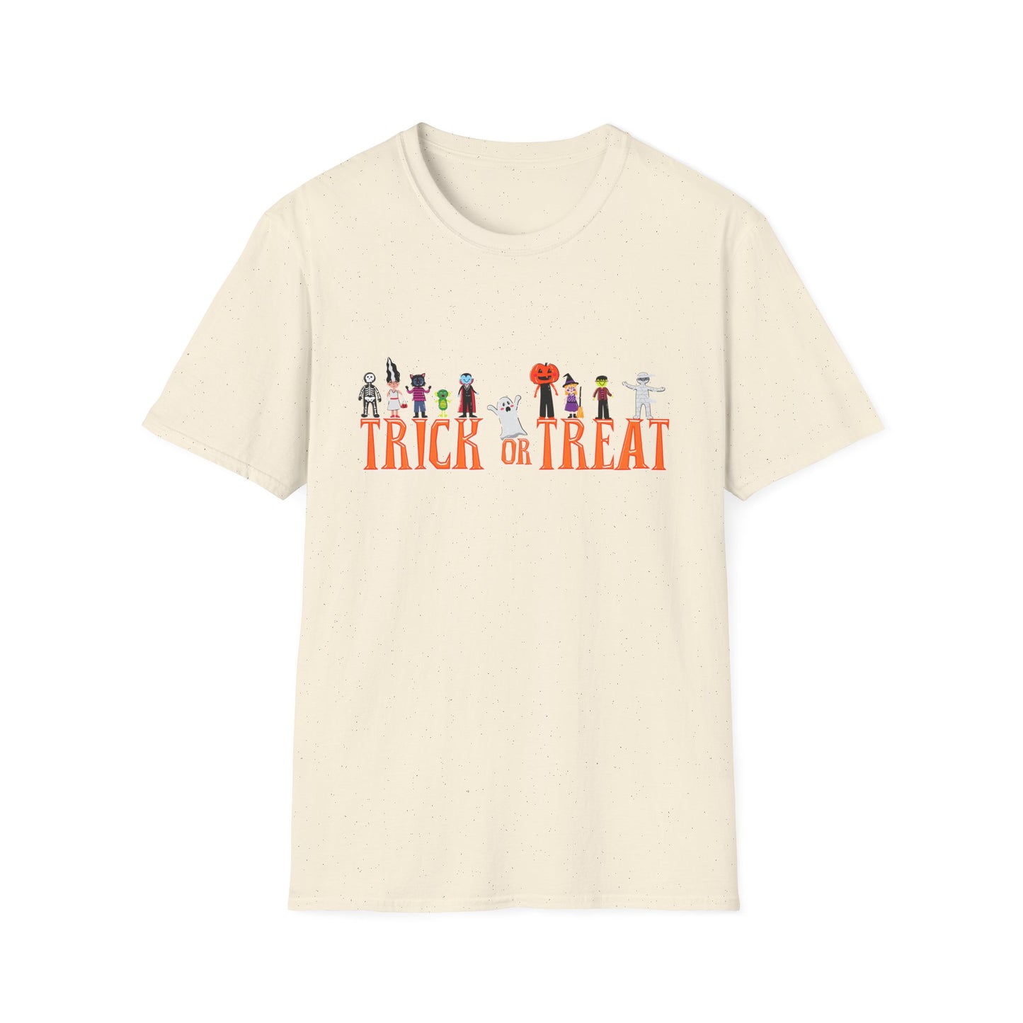 Halloween Trick or Treat Unisex T-Shirt, Spooky Shirt for Kids & Adults, Funny Halloween Tee, Costume Party Wear, Fall Festivities