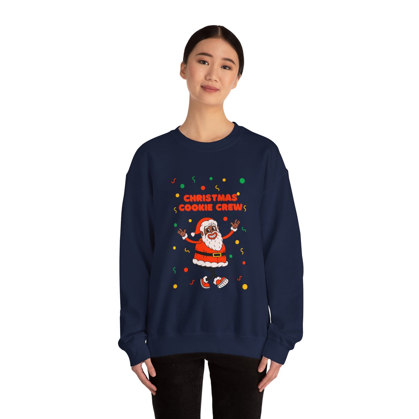 Copy of Christmas Cookie Crew Sweatshirt, Holiday Fashion, Festive Apparel, Cozy Crew, Gift for Bakers, Winter Wear