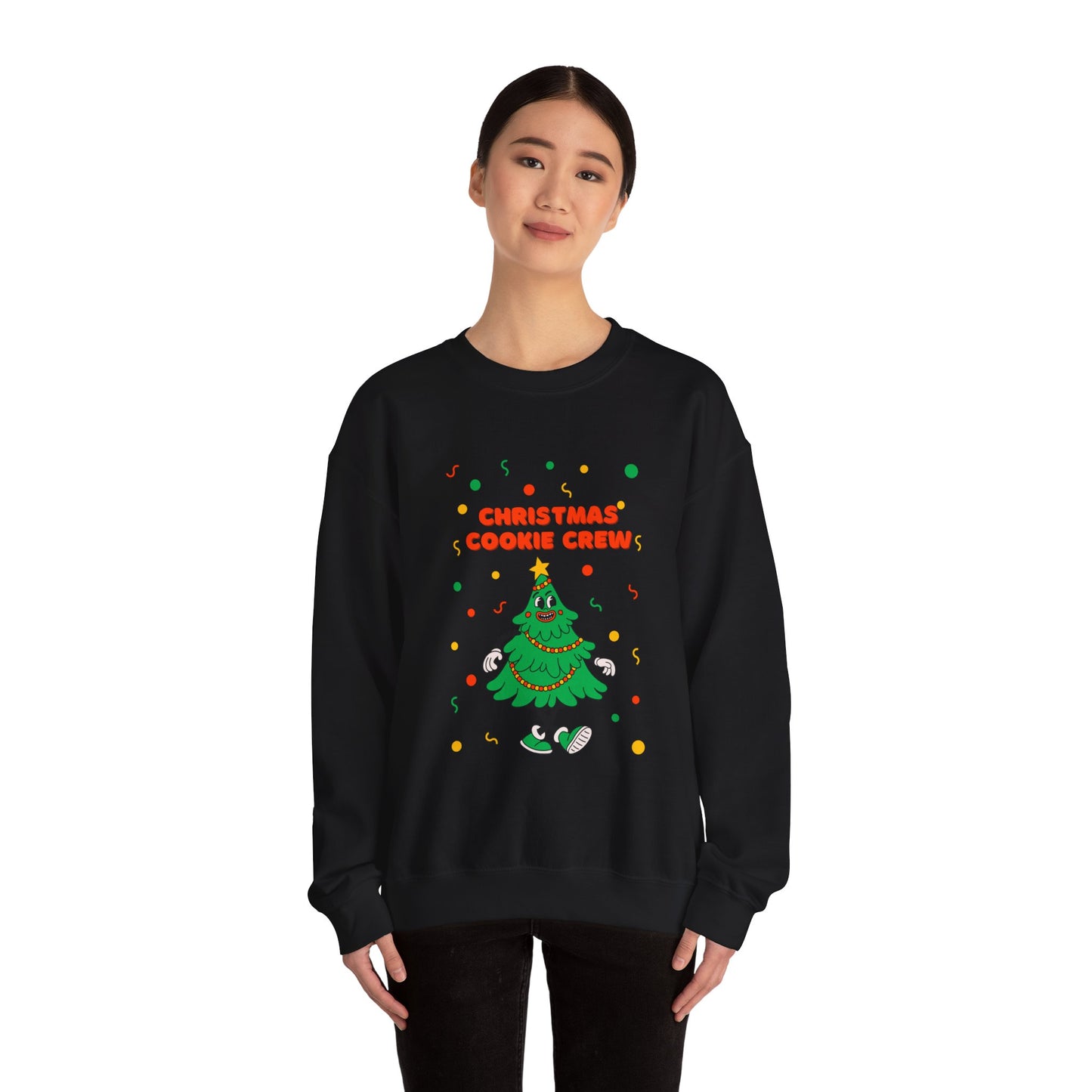 Copy of Christmas Cookie Crew Sweatshirt, Holiday Fashion, Festive Apparel, Cozy Crew, Gift for Bakers, Winter Wear
