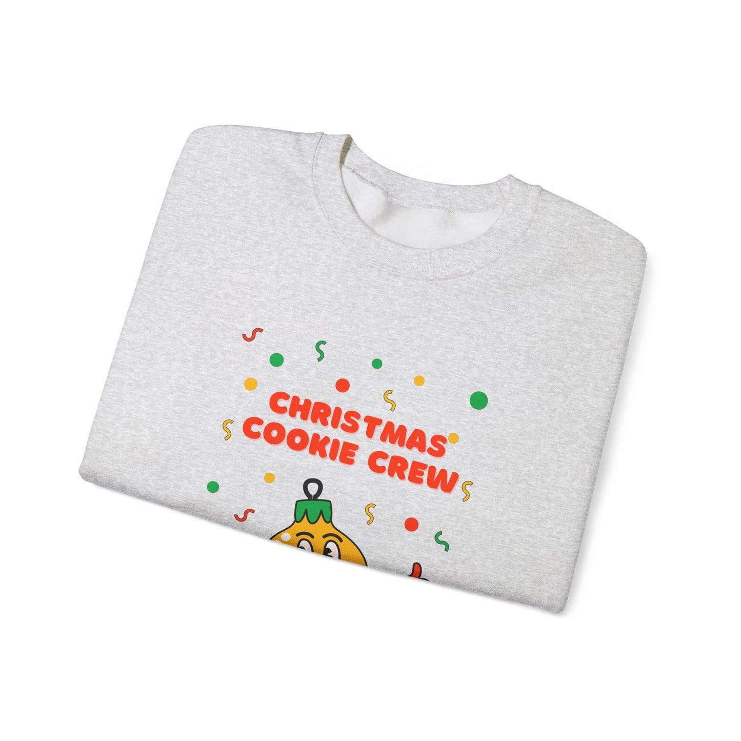 Christmas Cookie Crew Sweatshirt, Holiday Fashion, Festive Apparel, Cozy Crew, Gift for Bakers, Winter Wear