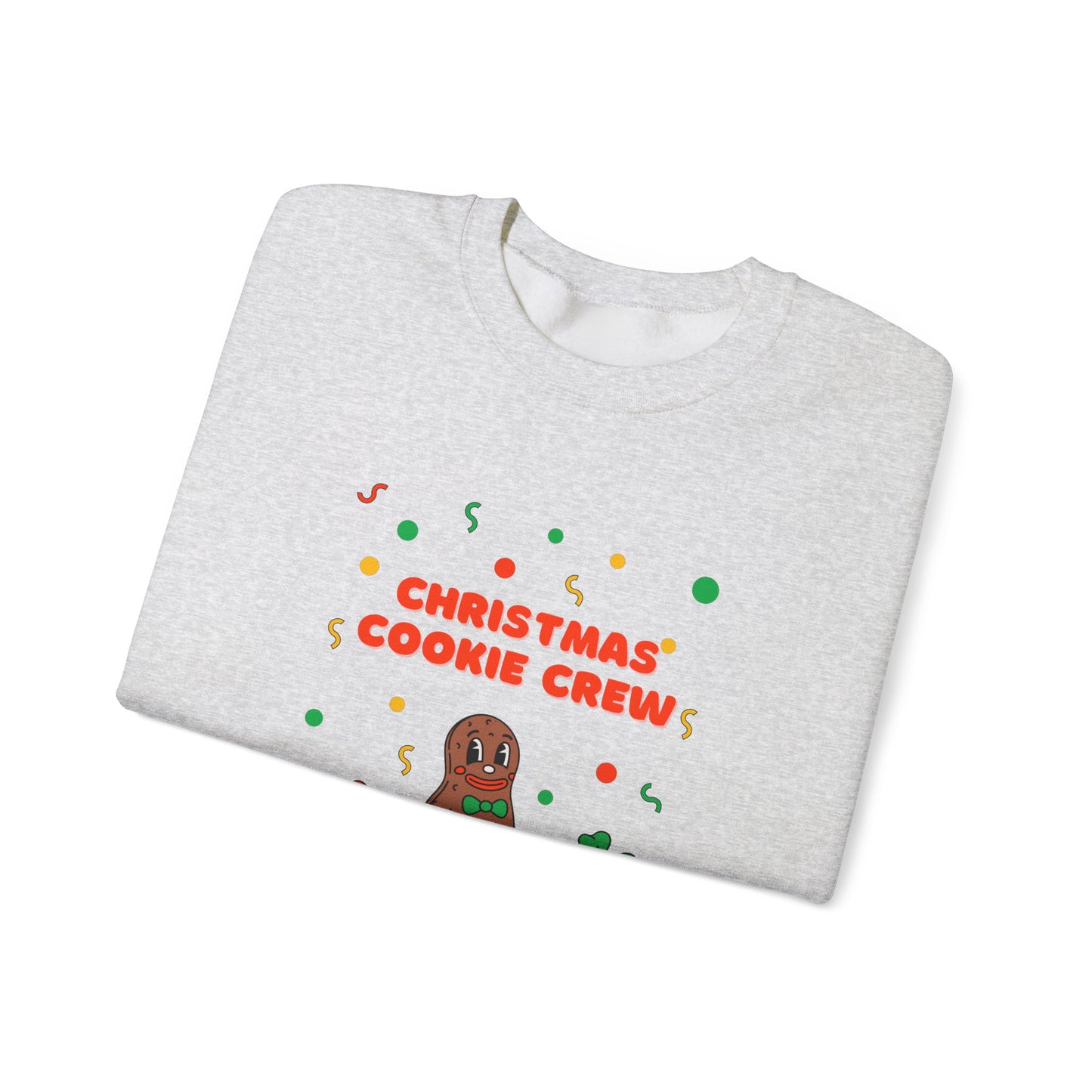 Christmas Cookie Crew Sweatshirt, Holiday Fashion, Festive Apparel, Cozy Crew, Gift for Bakers, Winter Wear