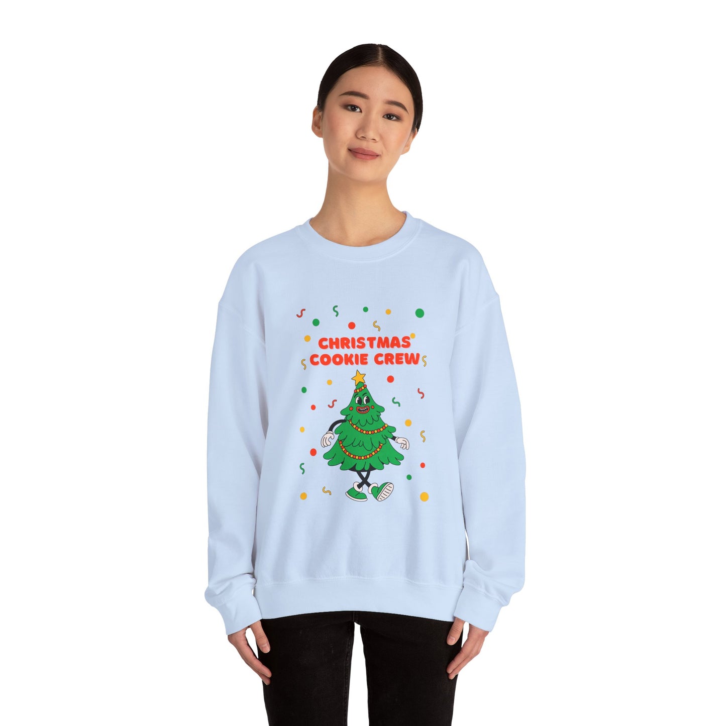 Copy of Christmas Cookie Crew Sweatshirt, Holiday Fashion, Festive Apparel, Cozy Crew, Gift for Bakers, Winter Wear