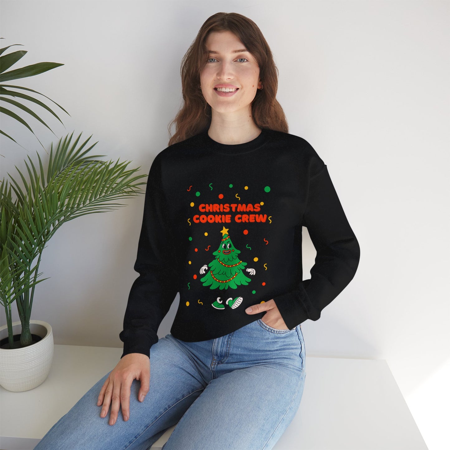 Copy of Christmas Cookie Crew Sweatshirt, Holiday Fashion, Festive Apparel, Cozy Crew, Gift for Bakers, Winter Wear