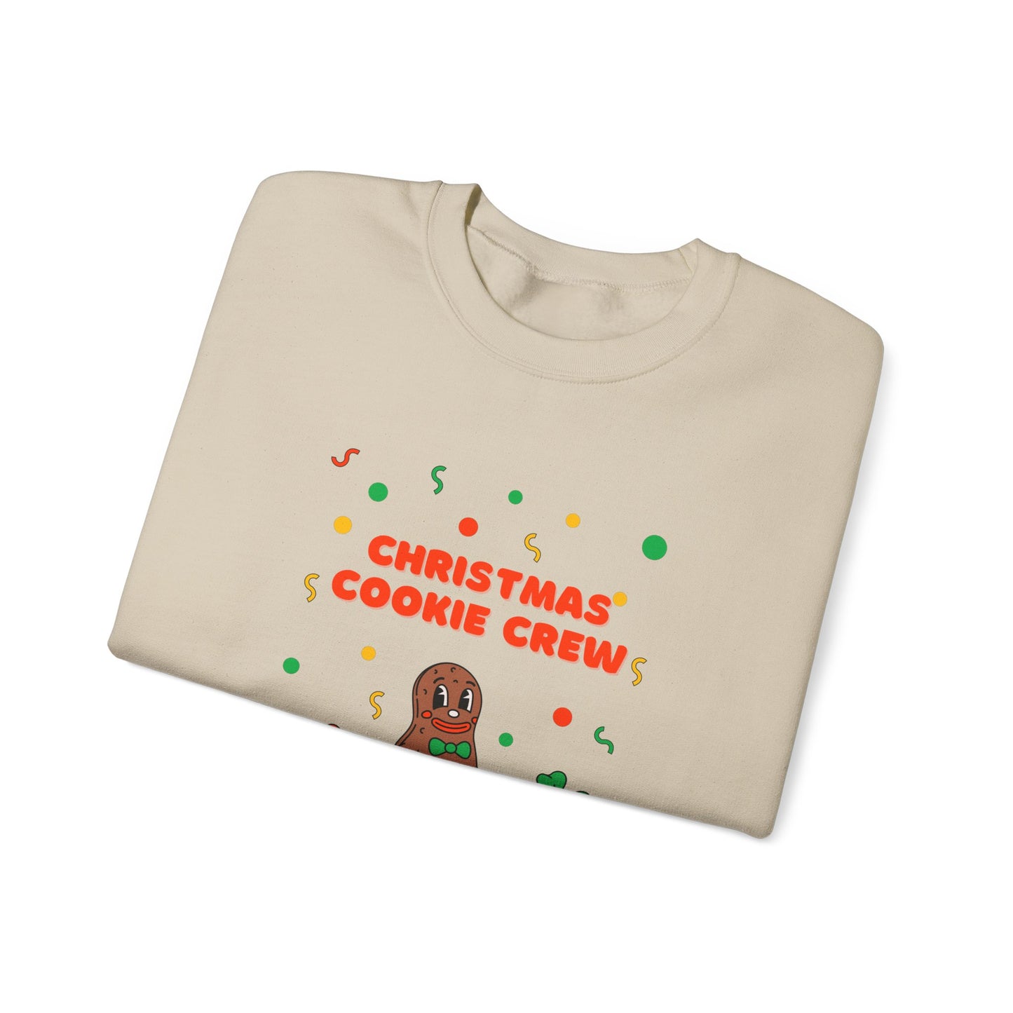 Christmas Cookie Crew Sweatshirt, Holiday Fashion, Festive Apparel, Cozy Crew, Gift for Bakers, Winter Wear