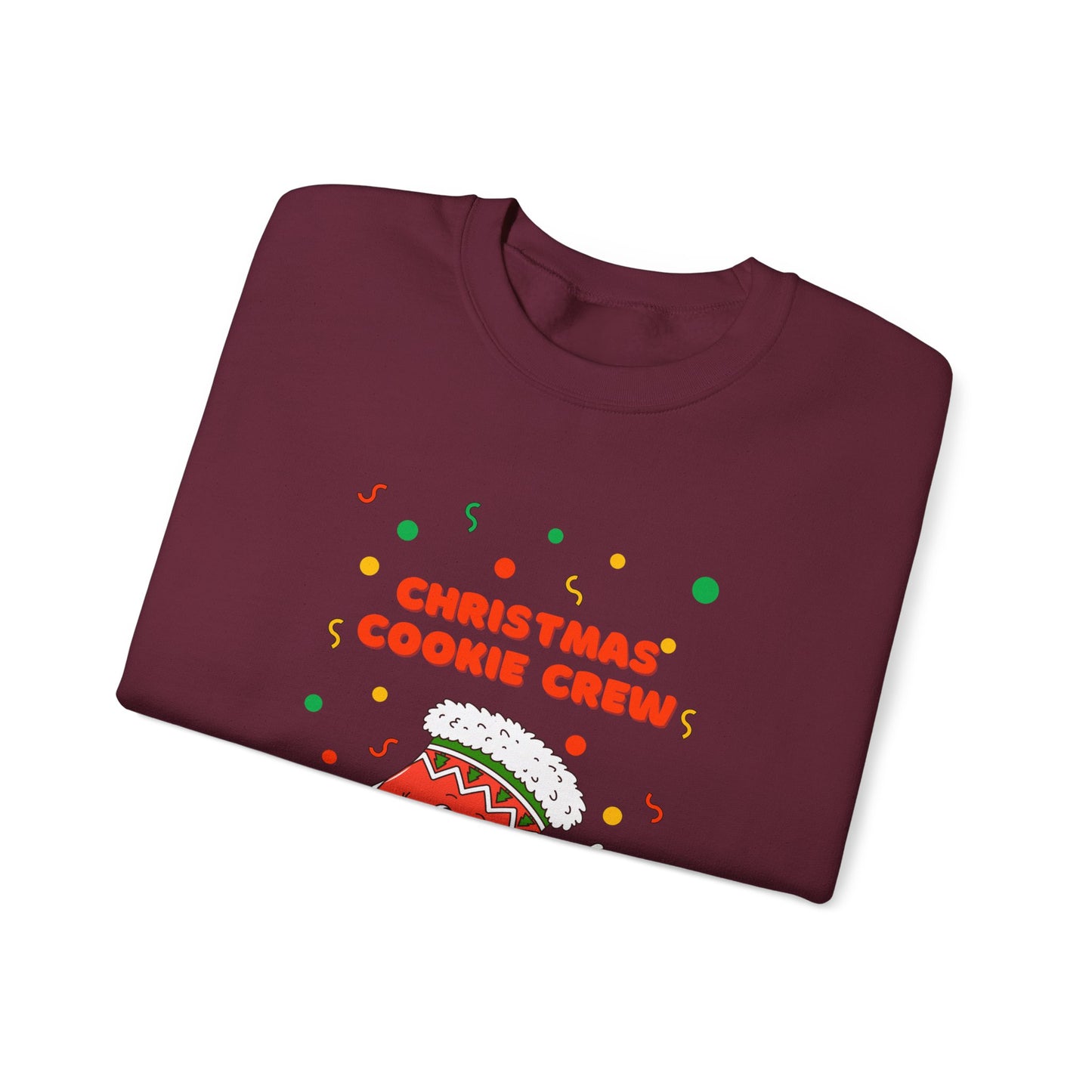 Copy of Christmas Cookie Crew Sweatshirt, Holiday Fashion, Festive Apparel, Cozy Crew, Gift for Bakers, Winter Wear