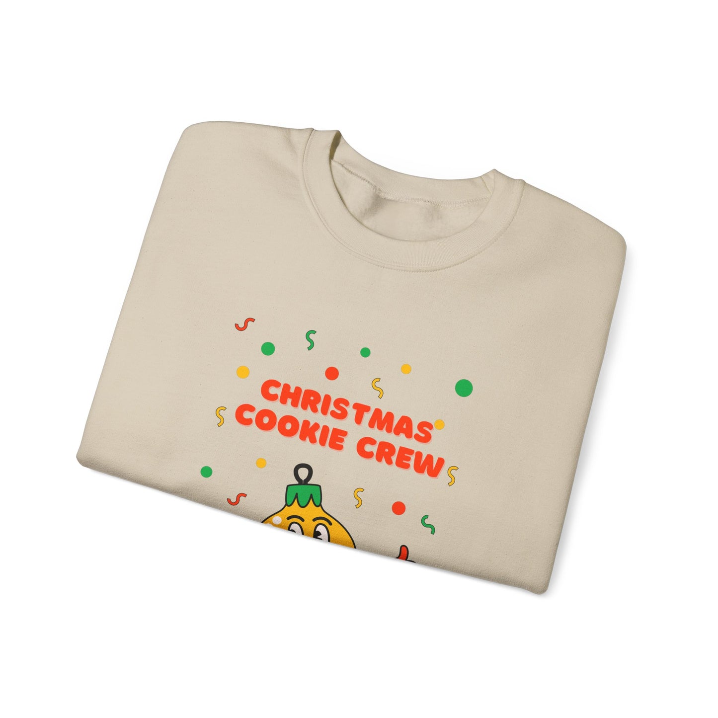 Christmas Cookie Crew Sweatshirt, Holiday Fashion, Festive Apparel, Cozy Crew, Gift for Bakers, Winter Wear