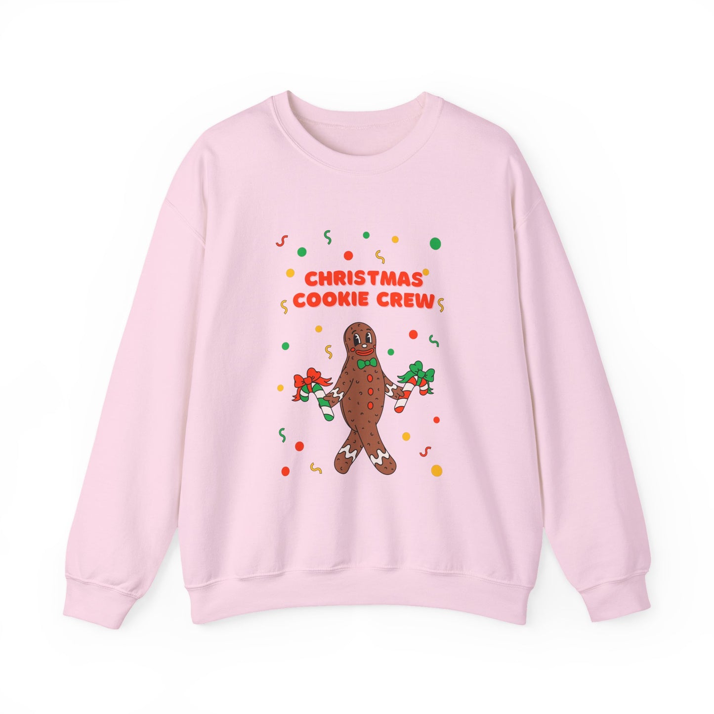 Christmas Cookie Crew Sweatshirt, Holiday Fashion, Festive Apparel, Cozy Crew, Gift for Bakers, Winter Wear