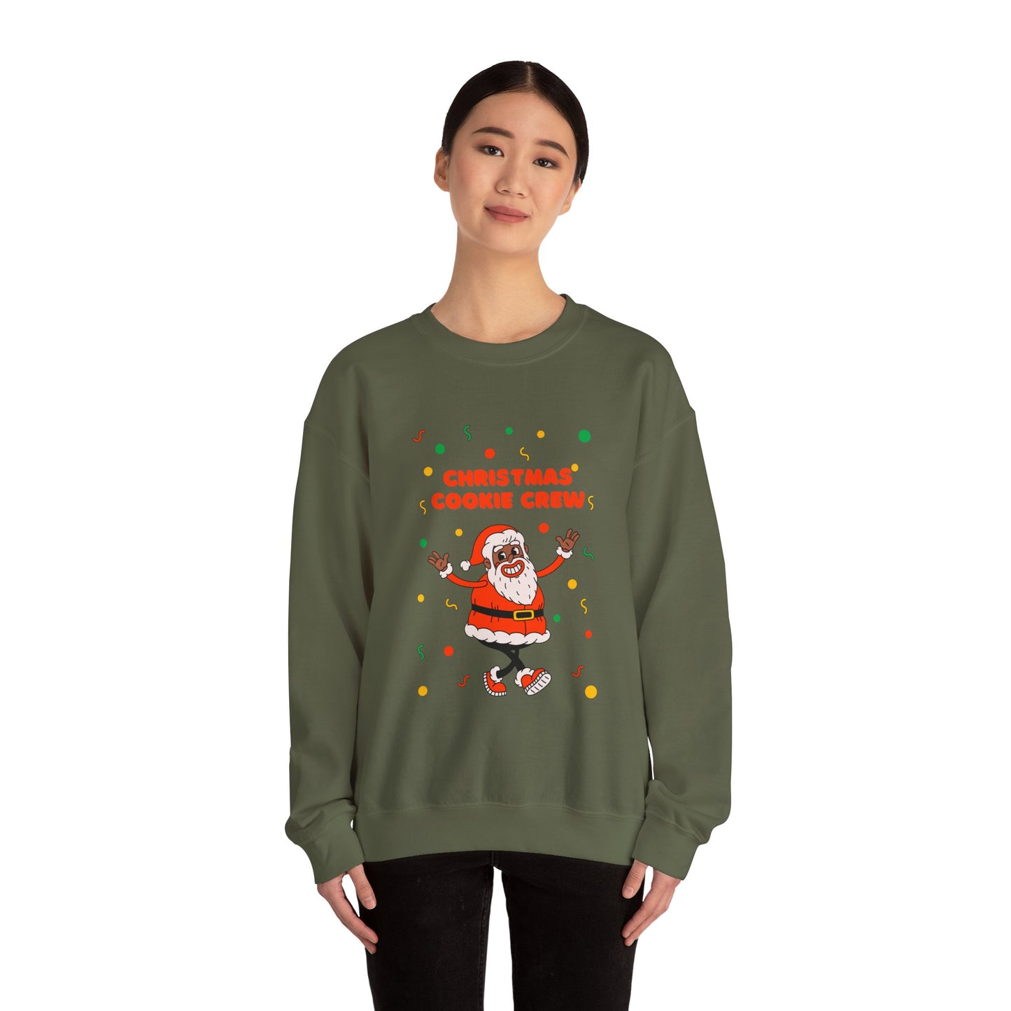 Copy of Christmas Cookie Crew Sweatshirt, Holiday Fashion, Festive Apparel, Cozy Crew, Gift for Bakers, Winter Wear