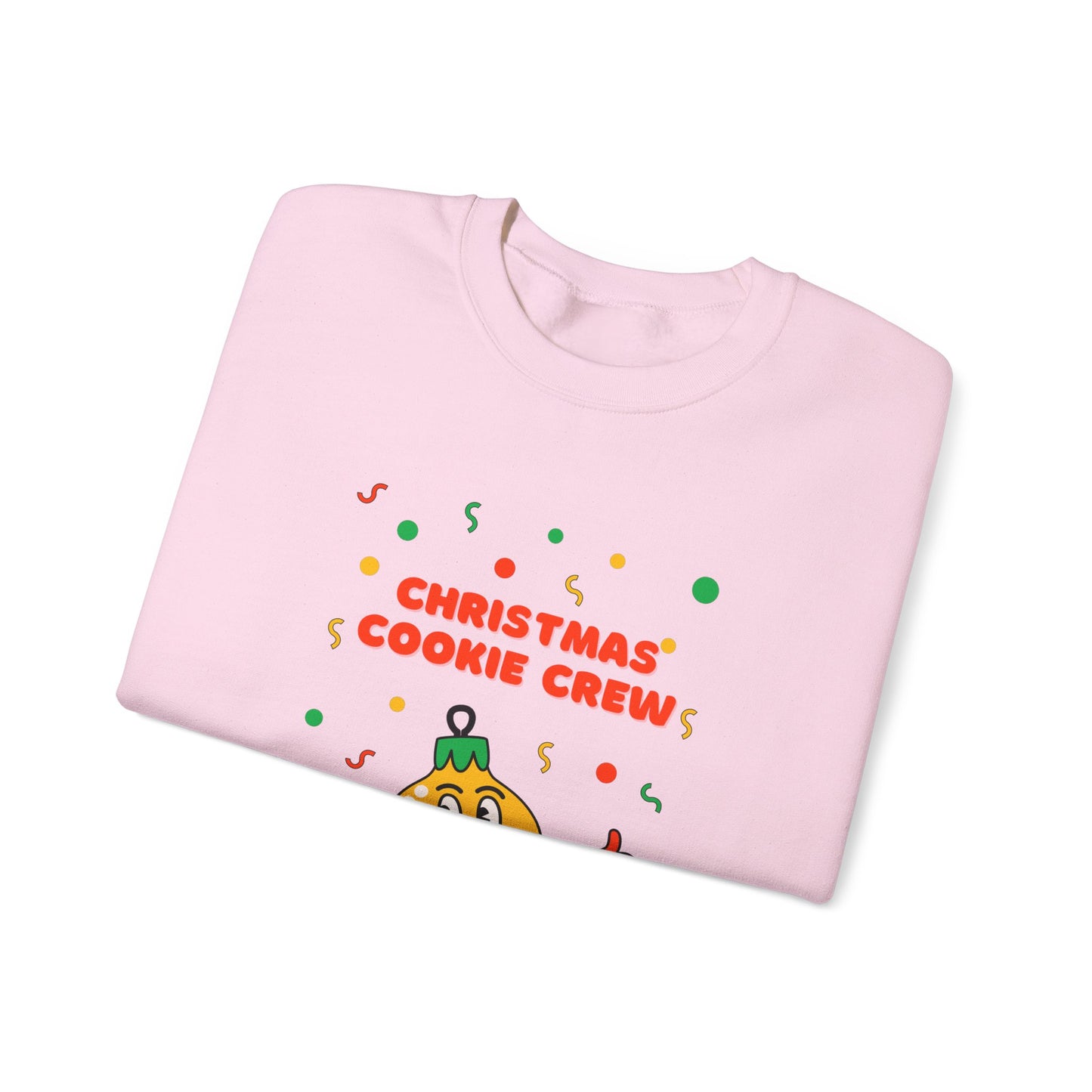 Christmas Cookie Crew Sweatshirt, Holiday Fashion, Festive Apparel, Cozy Crew, Gift for Bakers, Winter Wear