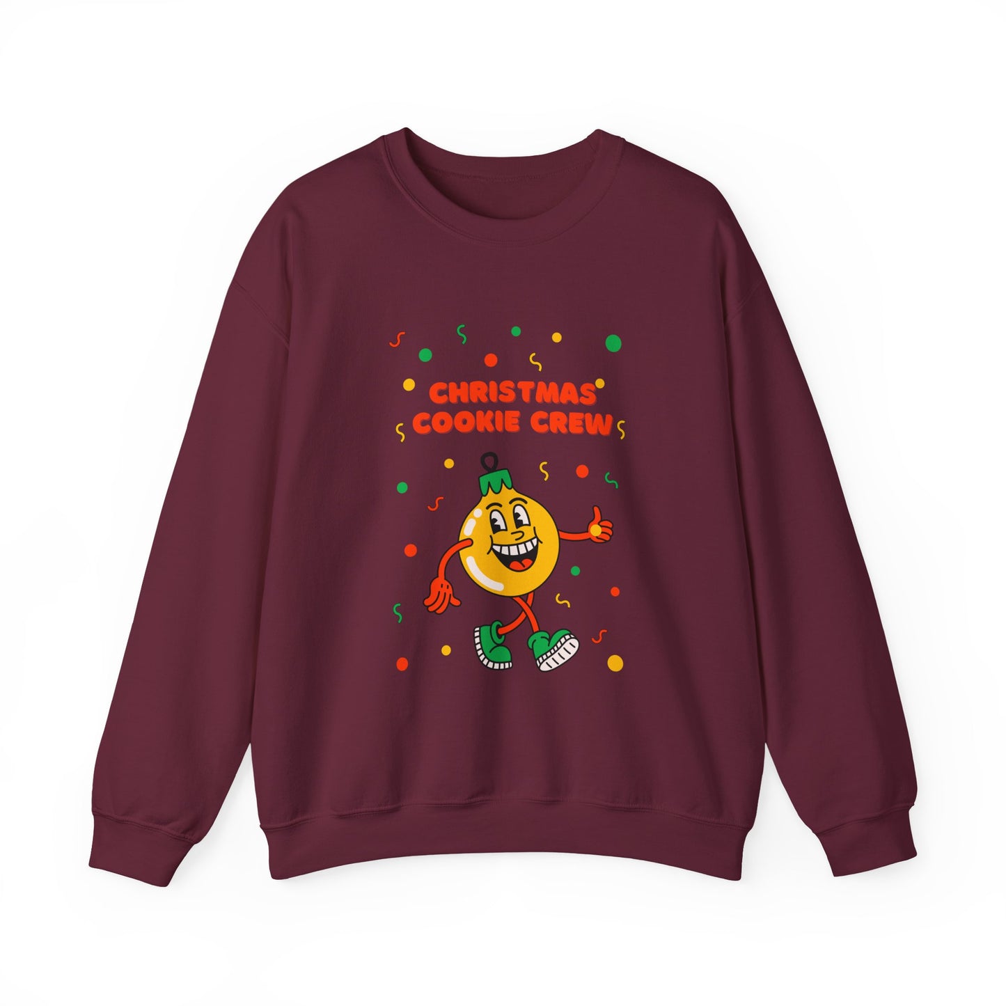 Christmas Cookie Crew Sweatshirt, Holiday Fashion, Festive Apparel, Cozy Crew, Gift for Bakers, Winter Wear