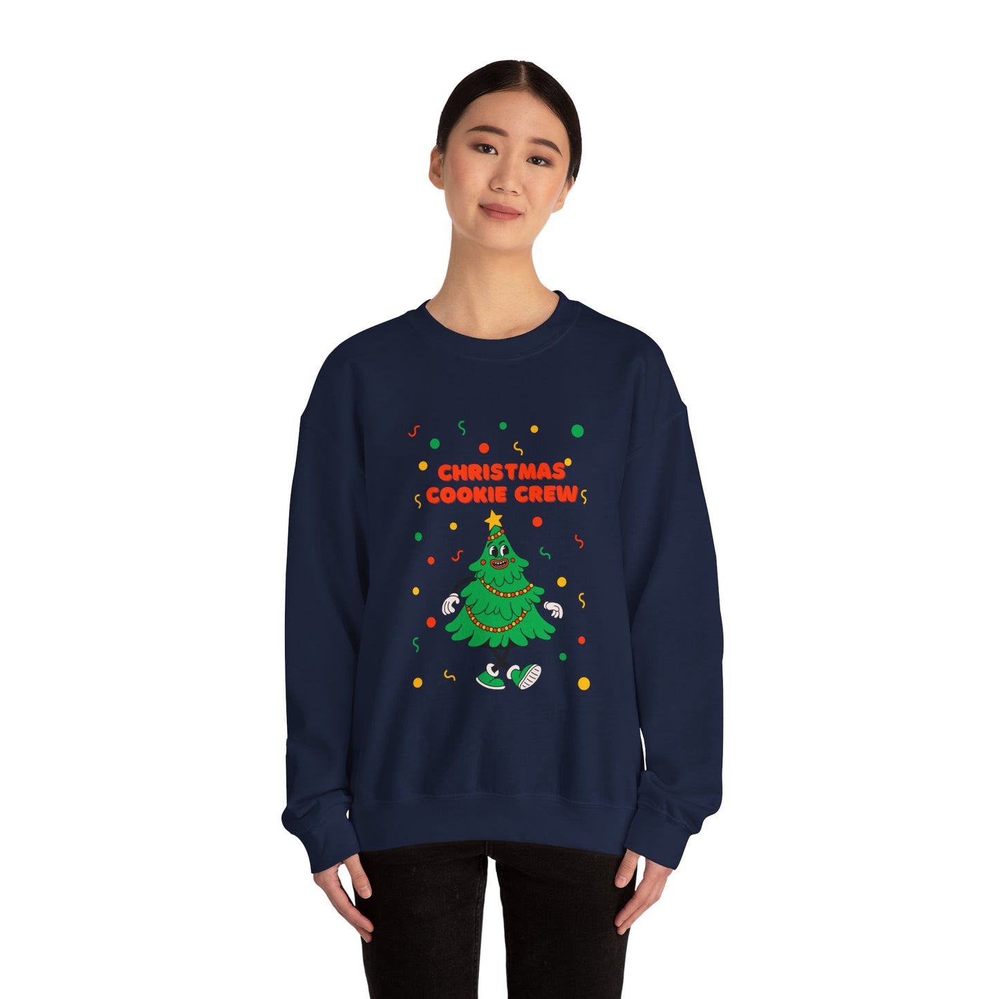 Copy of Christmas Cookie Crew Sweatshirt, Holiday Fashion, Festive Apparel, Cozy Crew, Gift for Bakers, Winter Wear