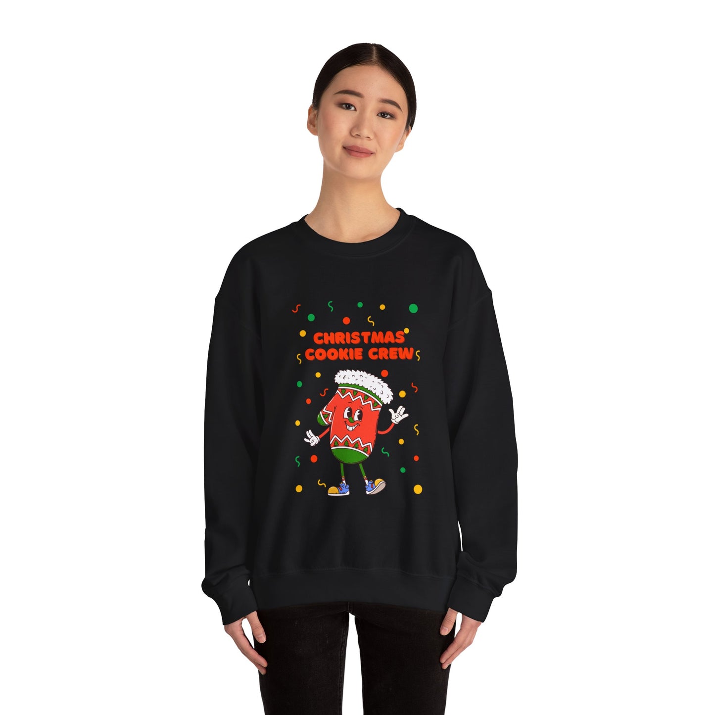 Copy of Christmas Cookie Crew Sweatshirt, Holiday Fashion, Festive Apparel, Cozy Crew, Gift for Bakers, Winter Wear