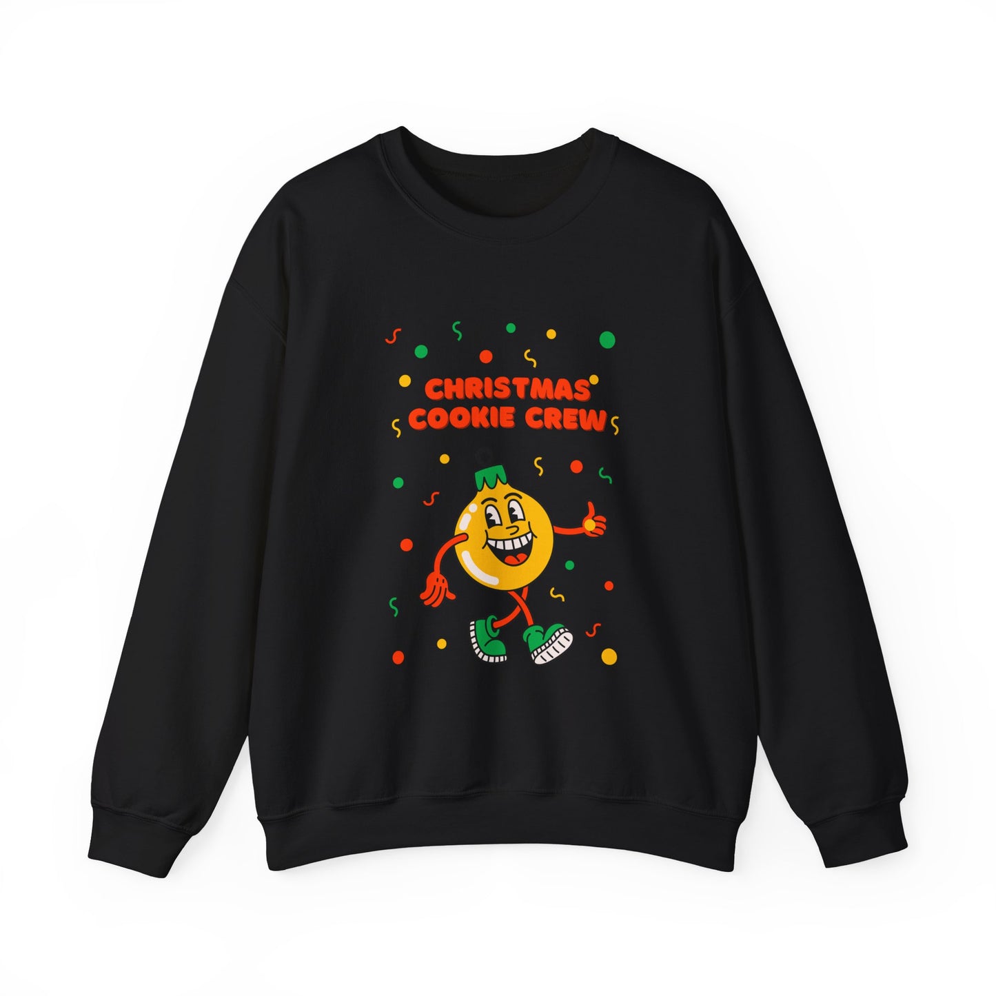 Christmas Cookie Crew Sweatshirt, Holiday Fashion, Festive Apparel, Cozy Crew, Gift for Bakers, Winter Wear
