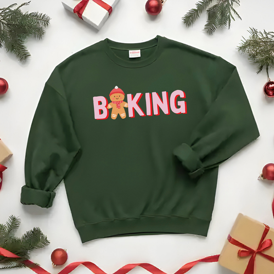 Christmas Gingerbread Baking Sweatshirt