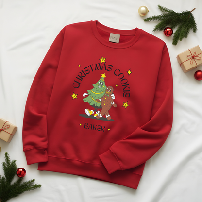 Christmas Cookie "BAKER" Sweatshirt - Funny Family Matching