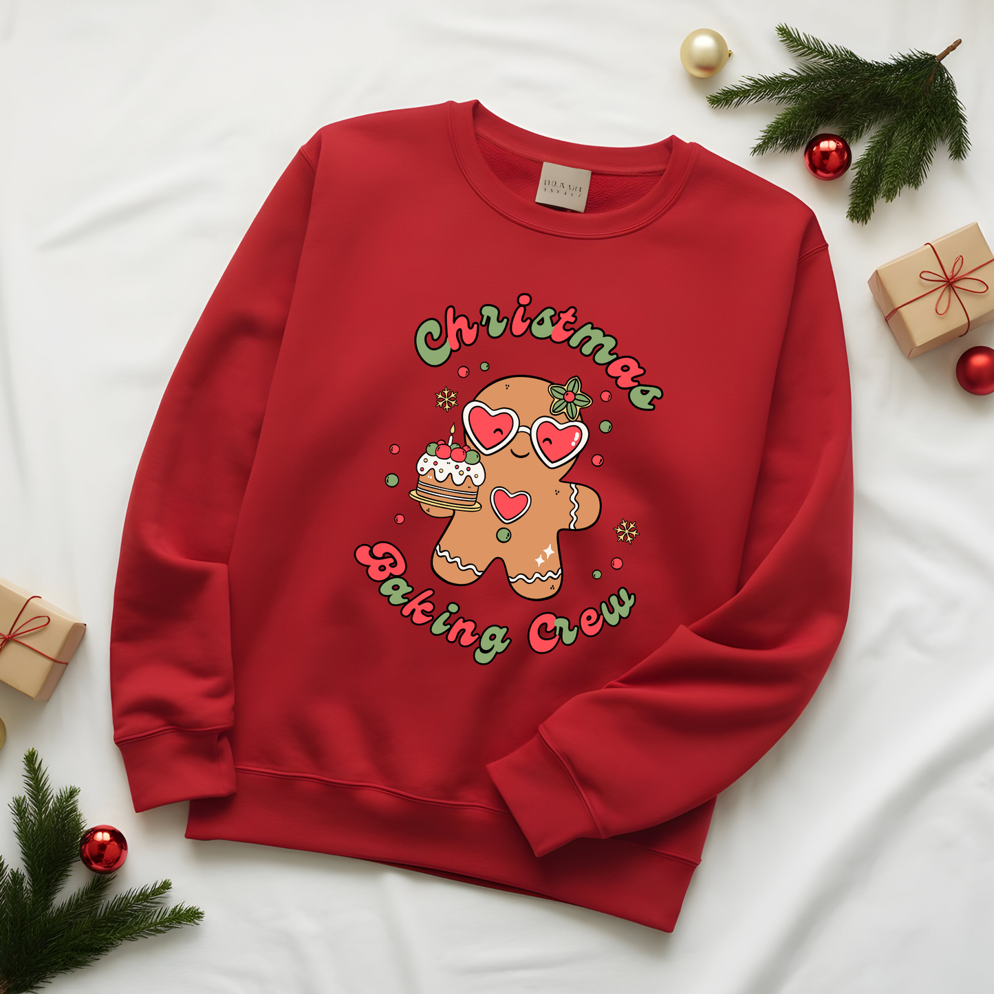 Christmas Baking Crew Sweatshirt - Funny Family Matching