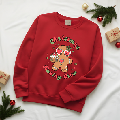 Christmas Baking Crew Sweatshirt - Funny Family Matching