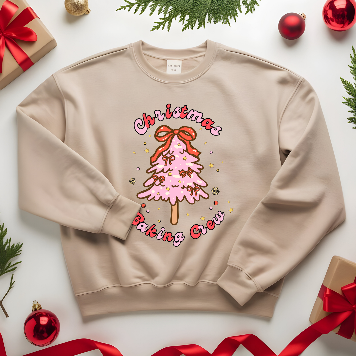 Christmas Baking Crew Sweatshirt - Funny Family Matching