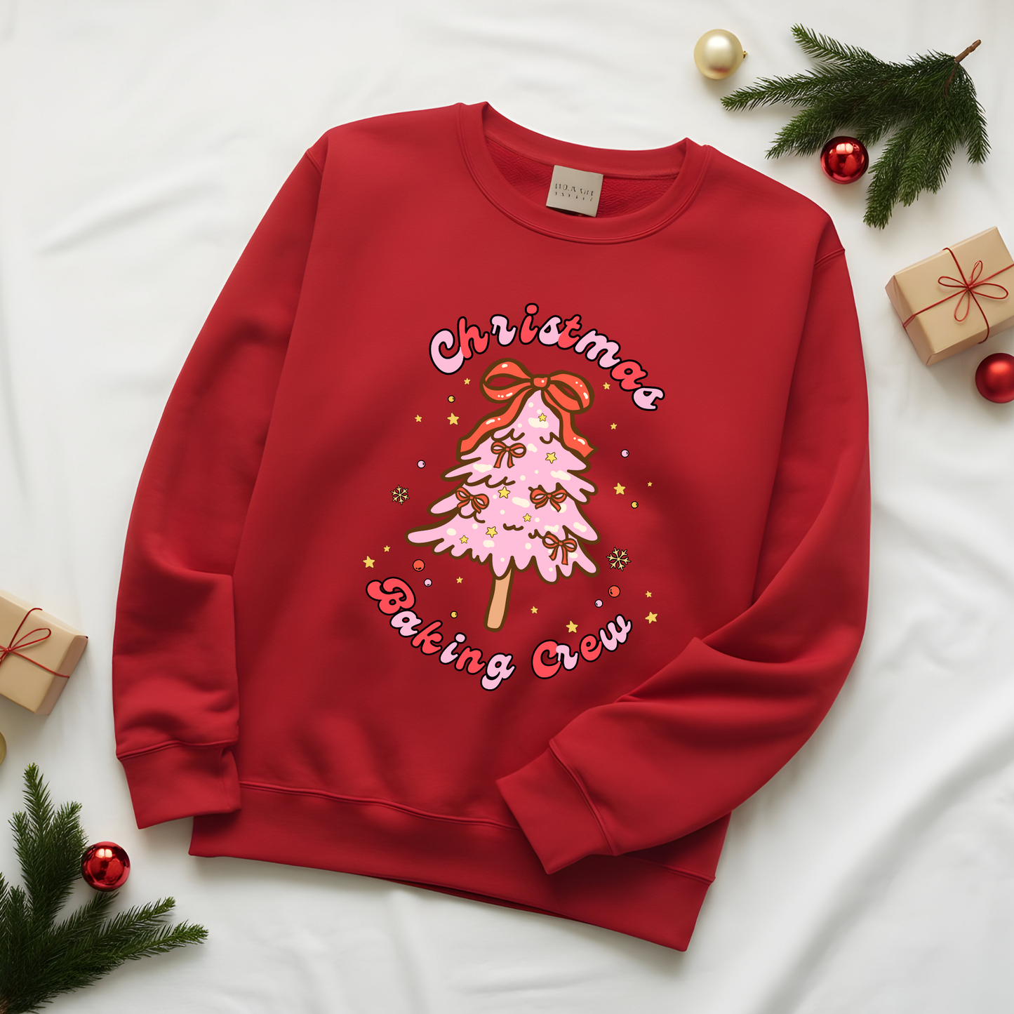 Christmas Baking Crew Sweatshirt - Funny Family Matching