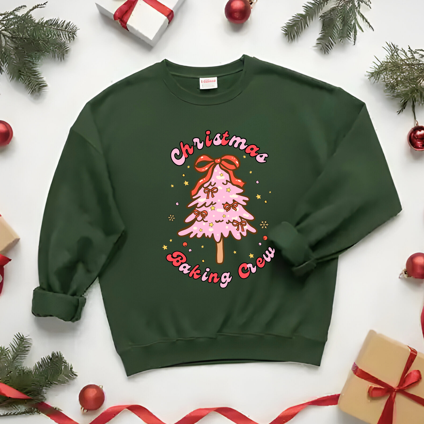 Christmas Baking Crew Sweatshirt - Funny Family Matching