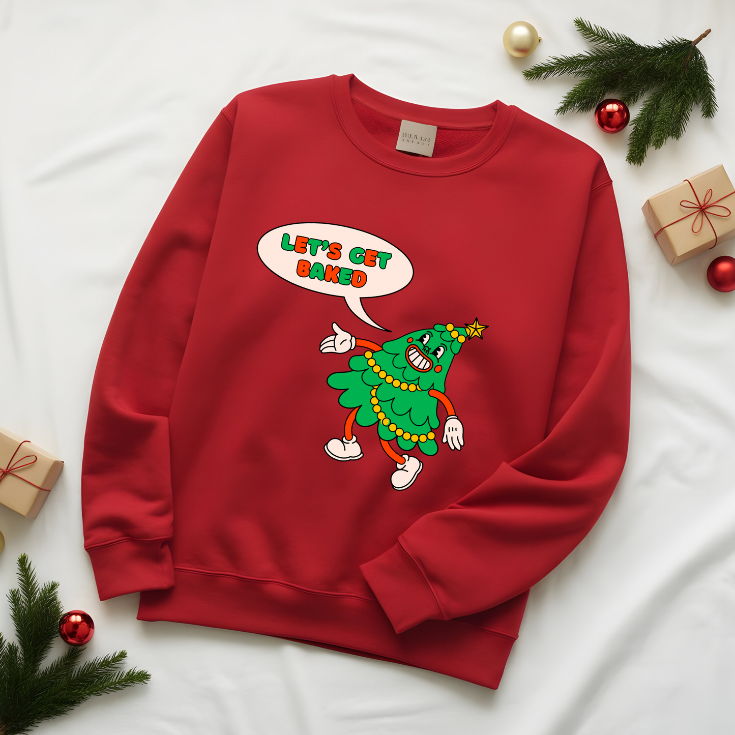 Christmas Baking Sweatshirt - Retro funny design