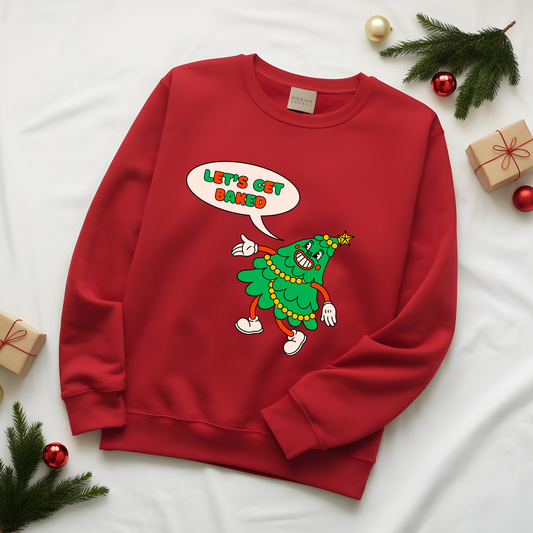 Christmas Baking Sweatshirt - Retro funny design