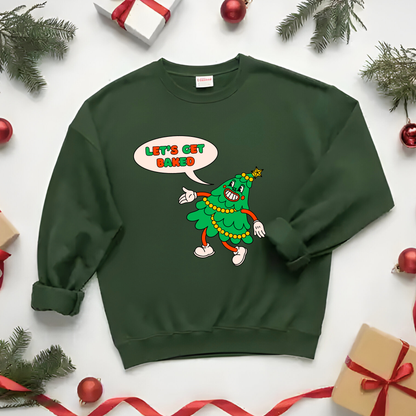 Christmas Baking Sweatshirt - Retro funny design