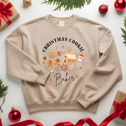 Christmas Cookie "BAKER" Sweatshirt - Santa Claus