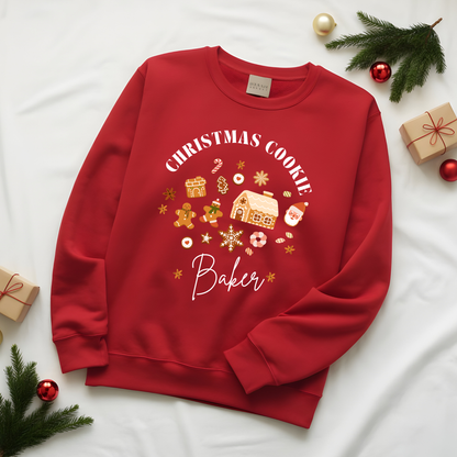 Christmas Cookie "BAKER" Sweatshirt - Santa Claus