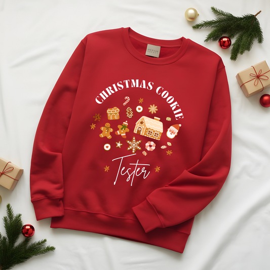 Christmas Cookie "TESTER" Sweatshirt