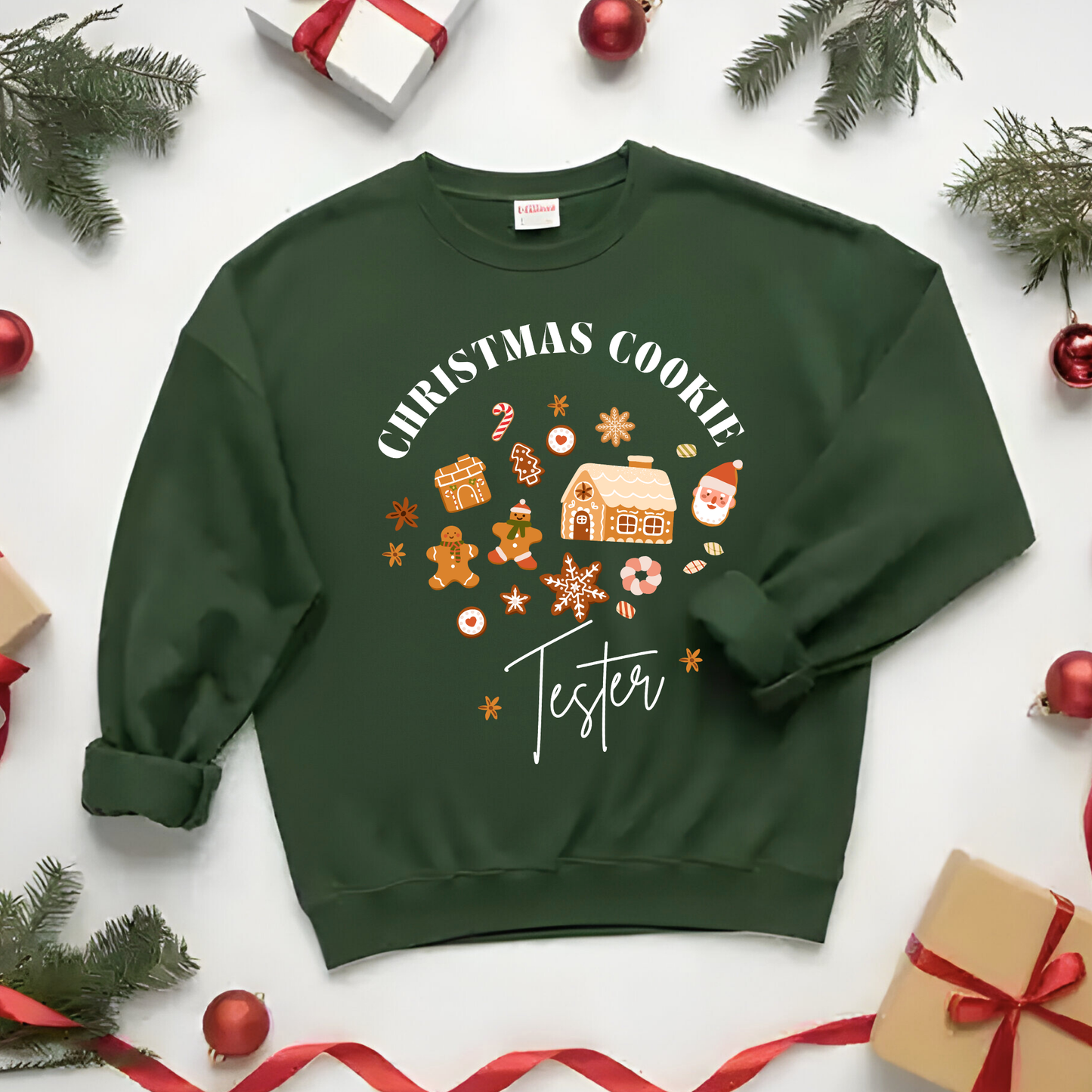 Christmas Cookie "TESTER" Sweatshirt
