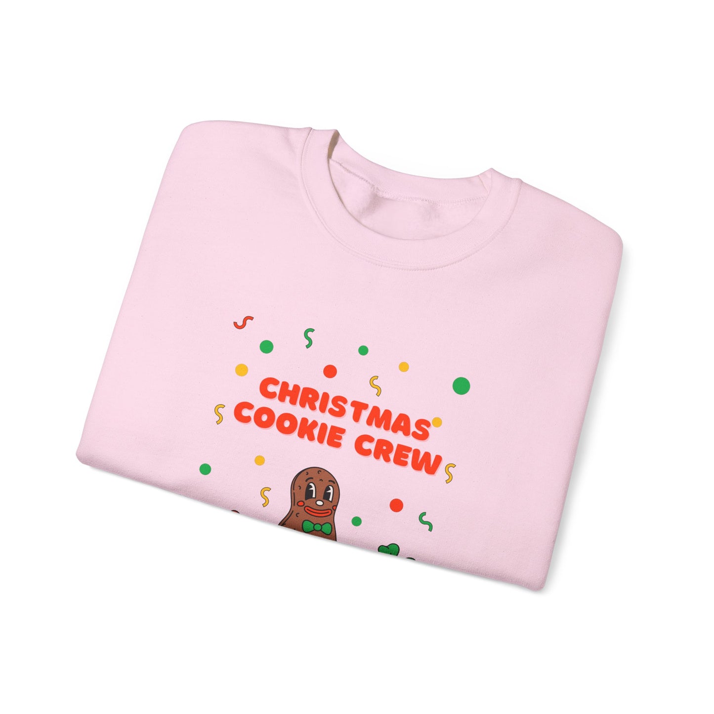 Christmas Cookie Crew Sweatshirt, Holiday Fashion, Festive Apparel, Cozy Crew, Gift for Bakers, Winter Wear