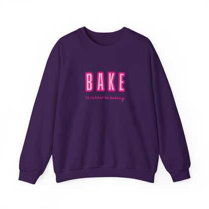 I'd Rather Be Baking' sweatshirt