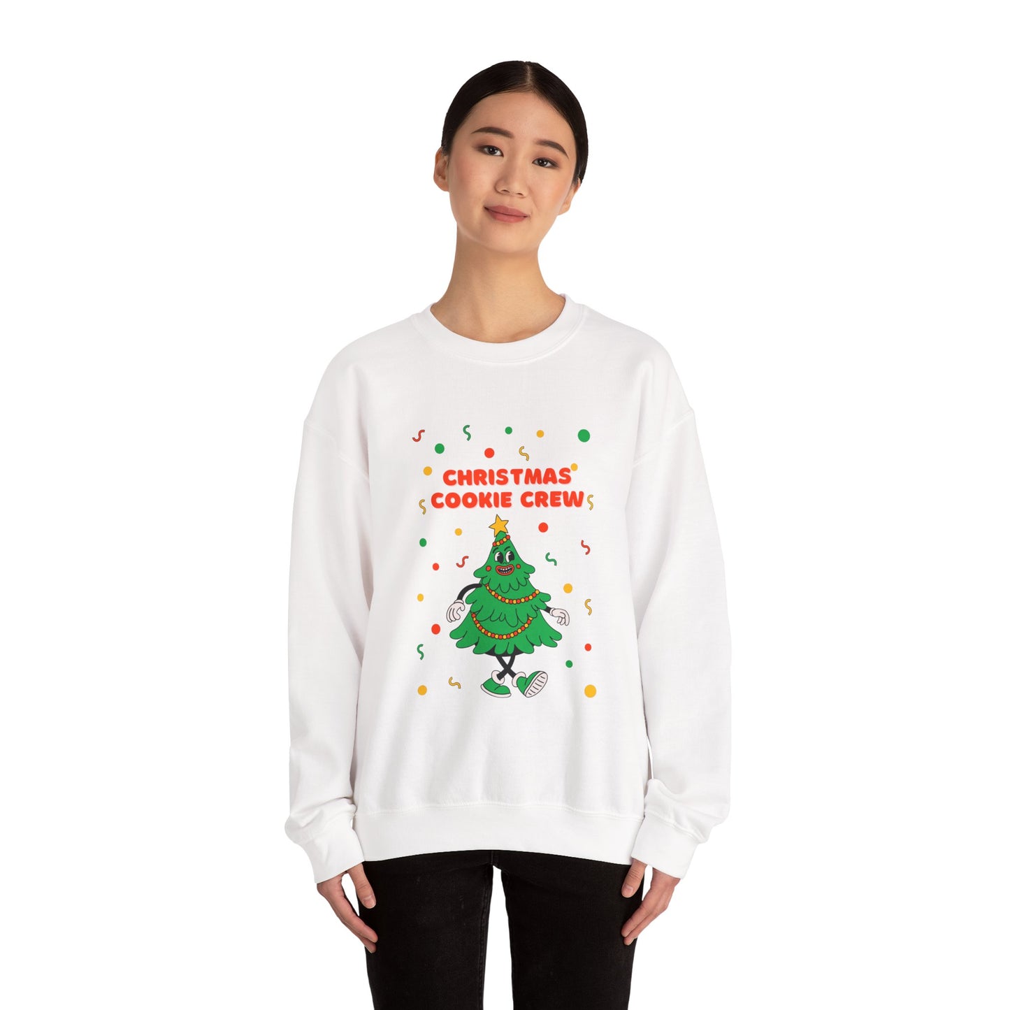 Copy of Christmas Cookie Crew Sweatshirt, Holiday Fashion, Festive Apparel, Cozy Crew, Gift for Bakers, Winter Wear
