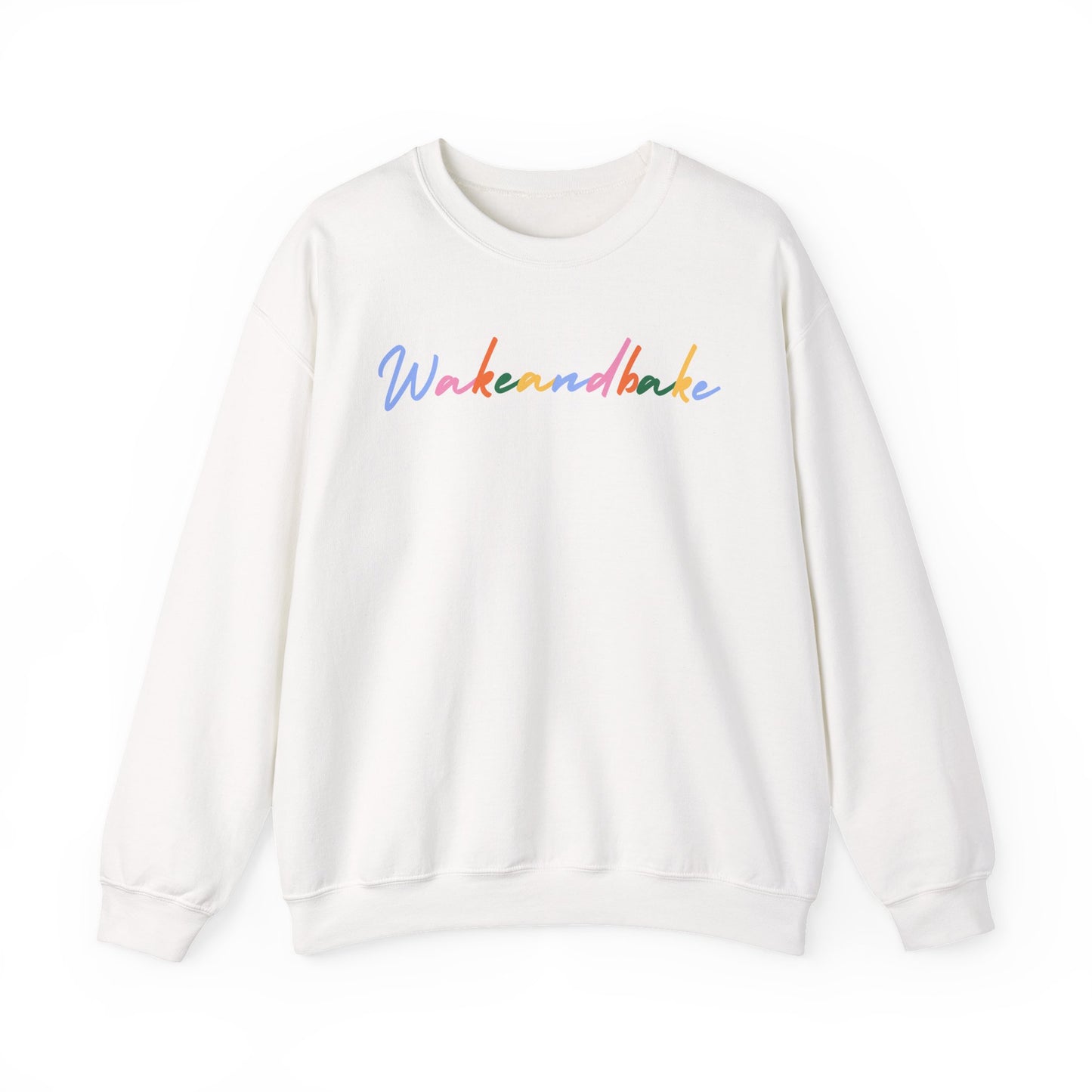 Colorful Wake and Bake Sweatshirt