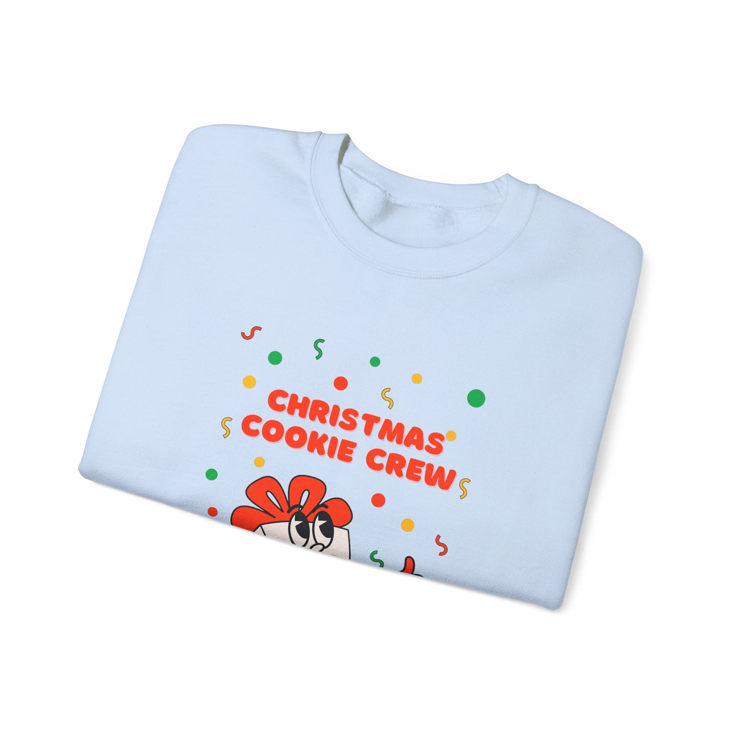 Christmas Cookie Crew Sweatshirt, Holiday Fashion, Festive Apparel, Cozy Crew, Gift for Bakers, Winter Wear