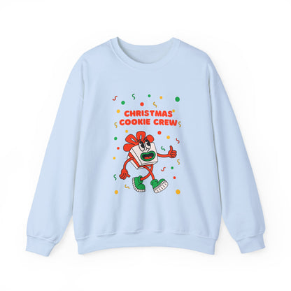 Christmas Cookie Crew Sweatshirt, Holiday Fashion, Festive Apparel, Cozy Crew, Gift for Bakers, Winter Wear