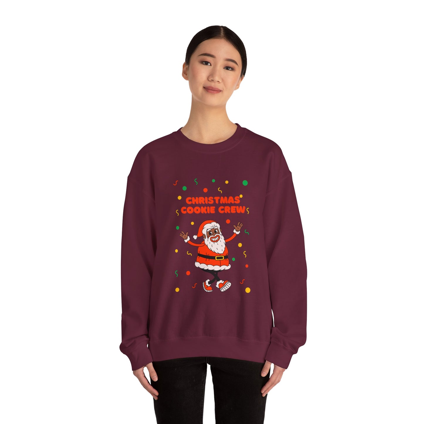 Copy of Christmas Cookie Crew Sweatshirt, Holiday Fashion, Festive Apparel, Cozy Crew, Gift for Bakers, Winter Wear
