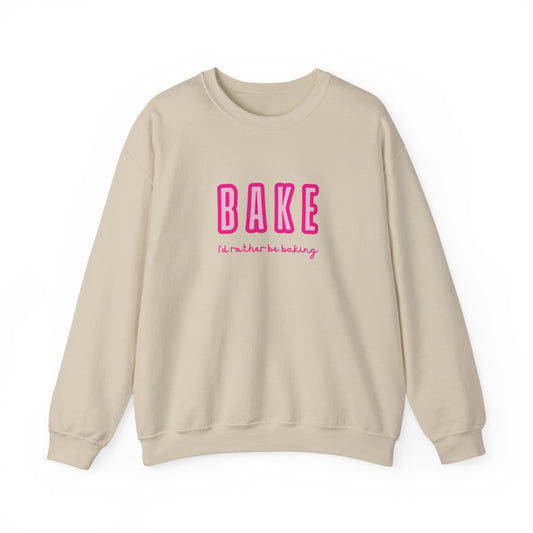 I'd Rather Be Baking' sweatshirt