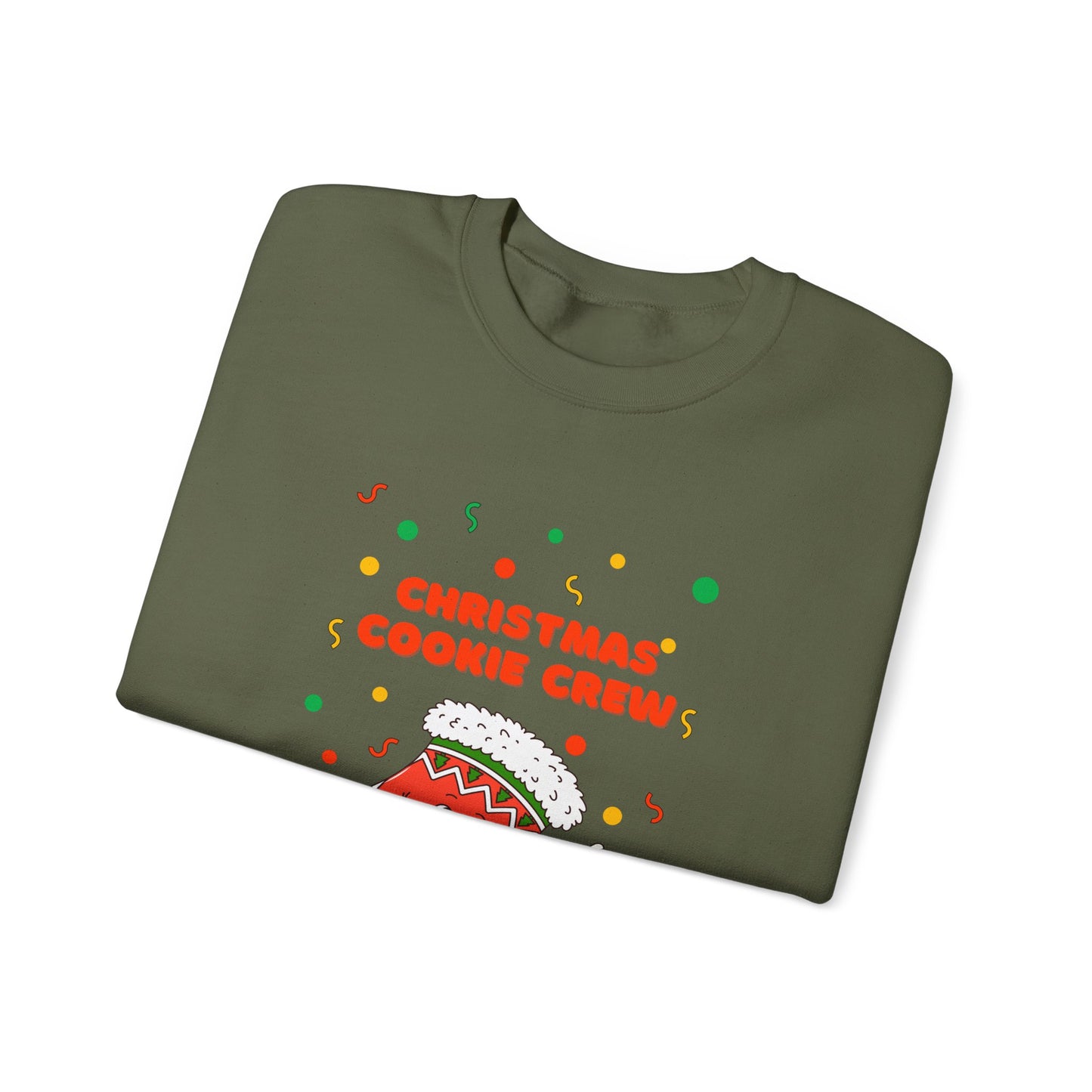 Copy of Christmas Cookie Crew Sweatshirt, Holiday Fashion, Festive Apparel, Cozy Crew, Gift for Bakers, Winter Wear