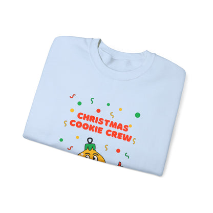 Christmas Cookie Crew Sweatshirt, Holiday Fashion, Festive Apparel, Cozy Crew, Gift for Bakers, Winter Wear