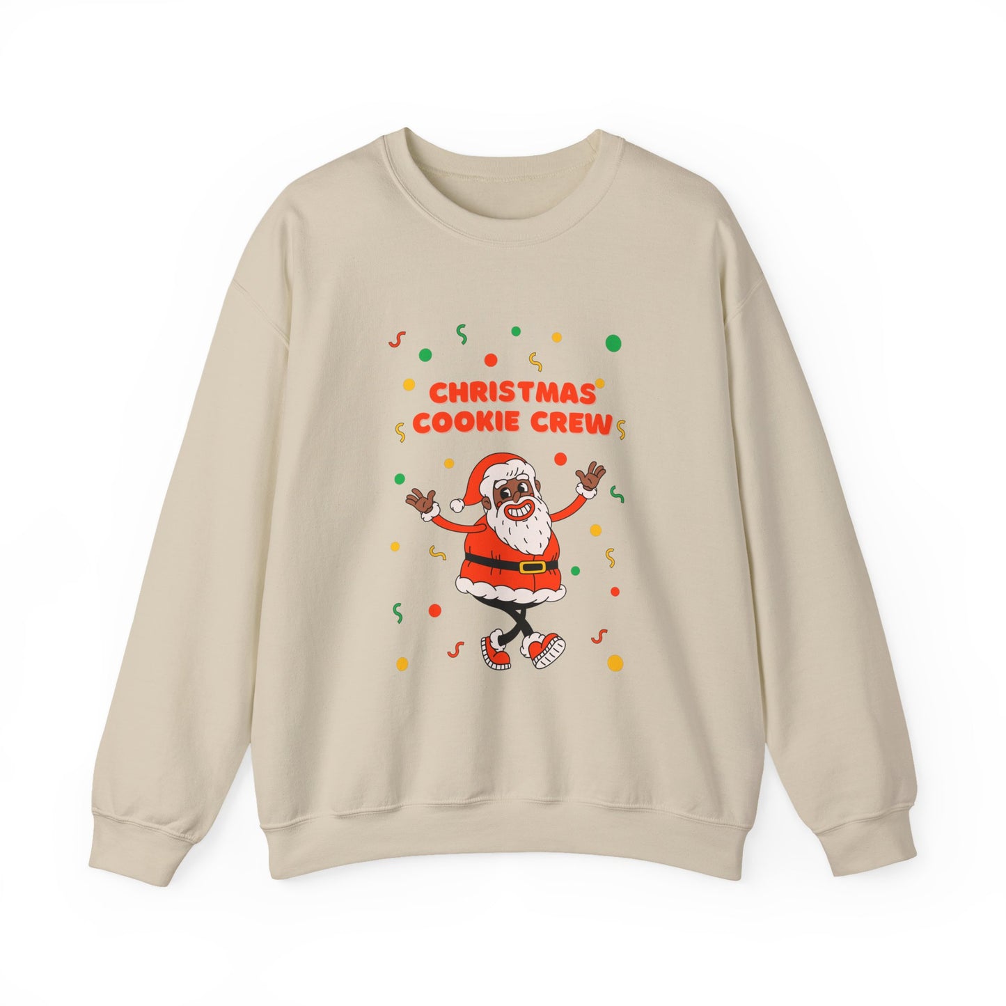 Christmas Cookie Crew Sweatshirt, Holiday Fashion, Festive Apparel, Cozy Crew, Gift for Bakers, Winter Wear