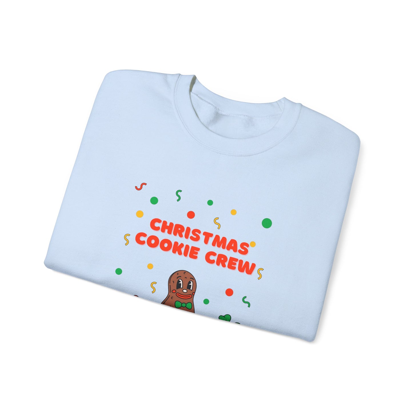 Christmas Cookie Crew Sweatshirt, Holiday Fashion, Festive Apparel, Cozy Crew, Gift for Bakers, Winter Wear