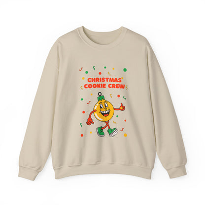 Christmas Cookie Crew Sweatshirt, Holiday Fashion, Festive Apparel, Cozy Crew, Gift for Bakers, Winter Wear