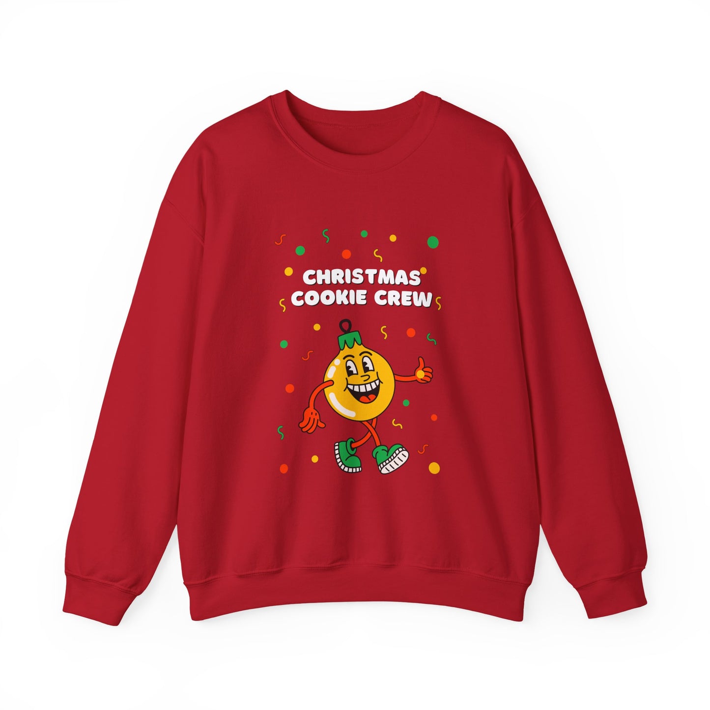 Christmas Cookie Crew Sweatshirt, Holiday Fashion, Festive Apparel, Cozy Crew, Gift for Bakers, Winter Wear