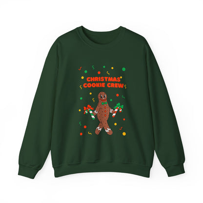 Christmas Cookie Crew Sweatshirt, Holiday Fashion, Festive Apparel, Cozy Crew, Gift for Bakers, Winter Wear