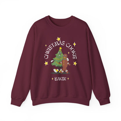 Christmas Cookie "BAKER" Sweatshirt - Funny Family Matching